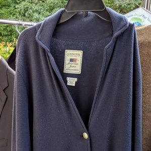 Lexington Clothing Company Ladies Blue Cardigan